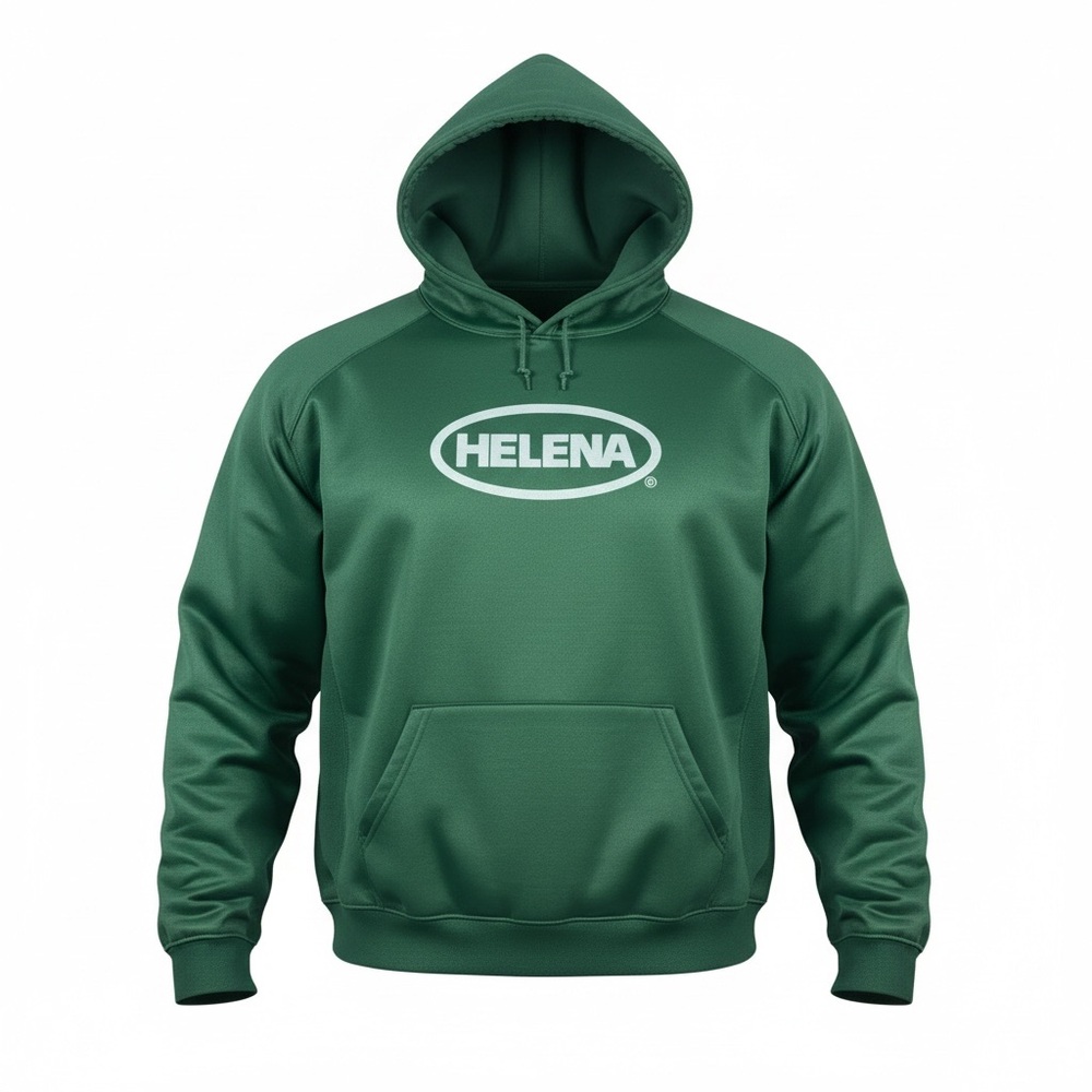 Helena green pullover hoodie